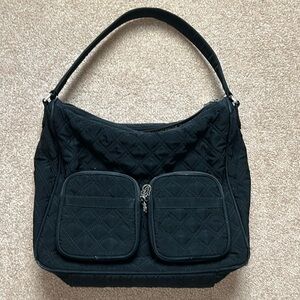 Vera Bradley black quilted purse